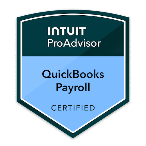 Intuit ProAdvisor QuickBooks Payroll Certified badge